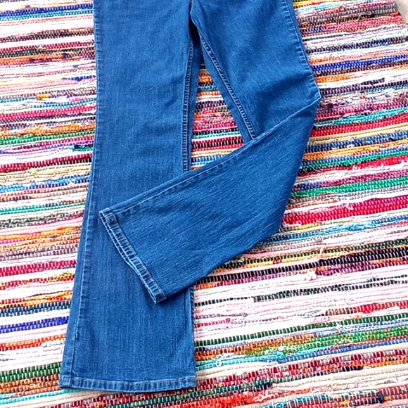 Signature Levi Strauss Long Bootcut Denim Jeans- #1580 - Picture 7 of 13